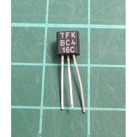 BC416C, 50V, 0.1A, 0.3W, 200 Mhz, hFE MIN 380