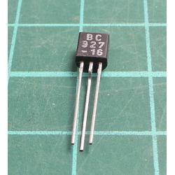 BC327-16, 50V, 0.8A, 0.5W, 60Mhz, hFE MIN 100