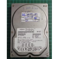 USED, Hard Disk, HITACHI, HDS721616PLAT80, P/N: 0A33538, Desktop, IDE, 165GB