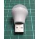 USB LED žárovka 1W