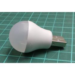USB LED žárovka 1W