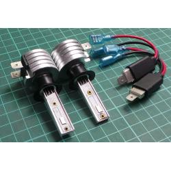 Žárovka LED H1 MINI 9-18V/ 42W 2ks, bílá, AMIO