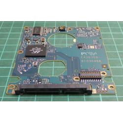 PCB: CA26350-B10304BA, FUJITSU, MJA2160BH, P/N: CA07083-B63200AP, 160GB, 2.5", SATA