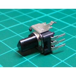 Potentiometer: Axial, single turn, vertical, 10kΩ, ± 20%, 6 mm