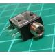 socket, Jack 3.5 mm, socket, mono, with switch, angled 90 °