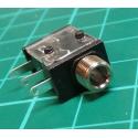 3.5mm mono jack with Switch, PCB Mount - Switchcraft 35RAPC2AV