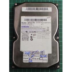 USED, Hard Disk, SAMSUNG, SP2514N, P/N: 302211FP610053, Desktop, IDE, 250GB