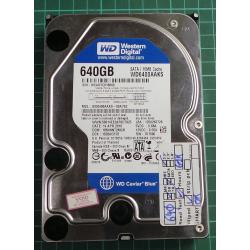 USED, Hard Disk, WD6400AAKS, WD Caviar, WD6400AAKS-00A7B2, Desktop, SATA ,640GB