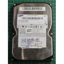 USED, Hard Disk, SAMSUNG, SP1644N/OMD, P/N: 145811FL804115, Desktop, IDE, 160GB