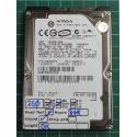 USED, Hard Disk, HITACHI, HTS542525K9SA00, P/N: 0A54976, Laptop, SATA, 250GB