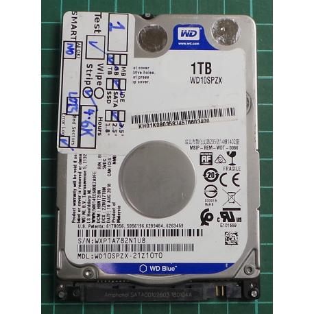 USED, Hard Disk, WD10SPZX, WD Blue, WD10SPZX-21Z10T0, Laptop, SATA, 1TB