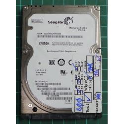 USED, Hard Disk, Seagate, Momentus 5400.6 , ST9500325AS, P/N: 9HH134-142, Firmware: 0006SDM2, Laptop, SATA, 500GB