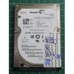 USED, Hard Disk, Seagate, Momentus 7200.4 , ST9250410AS, P/N: 9HV142-037, Firmware: D005SDM1, Laptop, SATA, 250GB