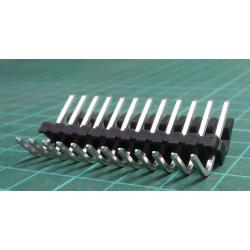 Konektor: kabel-pl.spoj, zásuvka, vidlice, KK 396, PIN: 12, THT, 7A