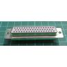 D Type, Female, 50 Pin, SD, Straight Pins