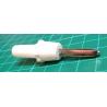 Banana Plug, 4mm, White