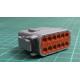 Deutsch, DTM 2 Row 12 Way Plug Connector, with Crimp Termination Method, Shell 002