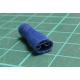 Terminal: flat, 4.8mm, 0.8mm, female, 1.5÷2.5mm2, crimped, blue