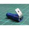 1.5-2.5mm² Blue 6.4mm Nylon Fully Insulated Halogen Free Piggyback Terminals - CIFPB2-6.3