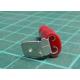 0.5-1.5mm² Red 6.4mm Nylon Fully Insulated Halogen Free Piggyback Terminals - CIFPB1-6.3