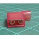 0.5-1.5mm² Red Nylon Insulated Halgoen Free Female Flag Disconnector Terminals - FLAG 1