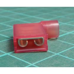 0.5-1.5mm² Red Nylon Insulated Halgoen Free Female Flag Disconnector Terminals - FLAG 1