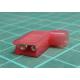 0.5-1.5mm² Red Nylon Insulated Halgoen Free Female Flag Disconnector Terminals - FLAG 1
