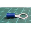 M8 Insulated Ring Terminal, Ø: 8.4mm, Blue, 1.5÷2.5mm2