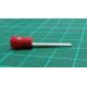 TLA, RB18, PVC Insulated Crimp, Red, Bladed, Cable Entry 0.5 - 1.5mm², Blade Length 18mm