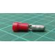 Terminal: round, male, Ø: 4mm, 0.5÷1.5mm2, crimped, for cable, red