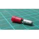 Terminal: round, male, Ø: 4mm, 0.5÷1.5mm2, crimped, for cable, red