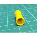 Insulated butt splice, Yellow, 4÷6mm2