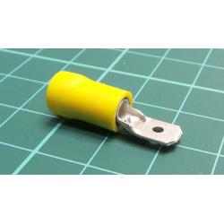 Terminal: flat, 6.3mm, 0.8mm, male, 4÷6mm2, crimped, for cable