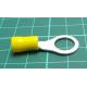 Tip: ring, M10, Ø: 10.5mm, 4÷6mm2, crimped, for cable, insulated