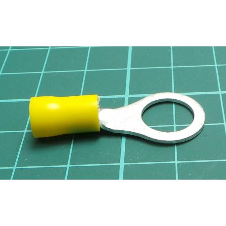 Tip: ring, M10, Ø: 10.5mm, 4÷6mm2, crimped, for cable, insulated