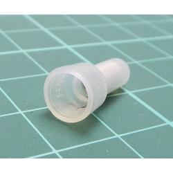 Closed End Splice Connector, Clear, Insulated, Tin 0.5 → 1.5 mm²