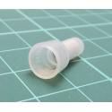 Closed End Splice Connector, Clear, Insulated, 0.5-1.5 mm2