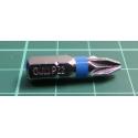 Screwdriver bit, PZ2, 25mm, 6.3mm