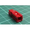 1345 - PLUG/RCPT HOUSING, 1POS, RED, Shell 005