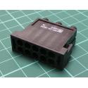 10 Pin Connector Shell, Male, Weidmuller 1682120000