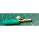 Banana / Croc Clip, Plug, 4mm, Green