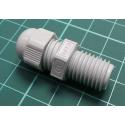 Cable gland, with long thread, M12, 1.5, IP68, polyamide