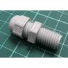 Cable gland, with long thread, M12, 1.5, IP68, polyamide
