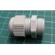 Cable gland, PG11, IP68, polyamide 6, light grey, HELUTOP® HT
