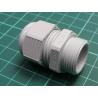 Cable gland, PG13,5, IP68, polyamide, grey, UL94V-2