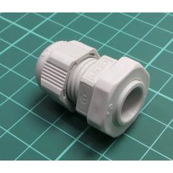 Cable gland, PG9, IP68, polyamide, light grey, SKINTOP®