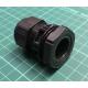 Cable gland, M25, 1.5, IP68, polyamide 6, black, HELUTOP® HT
