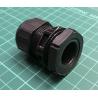 Cable gland, M25, 1.5, IP68, polyamide 6, black, HELUTOP® HT