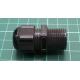 Cable gland, with long thread, PG11, IP68, polyamide, black