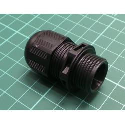 Cable gland, M20, 1.5, IP68, polyamide 6, black, HELUTOP® HT